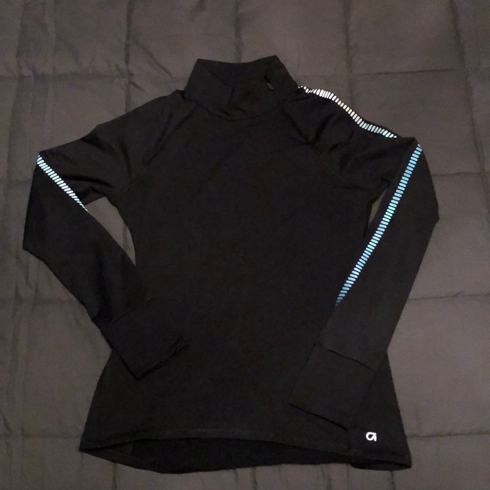 Side zip up.